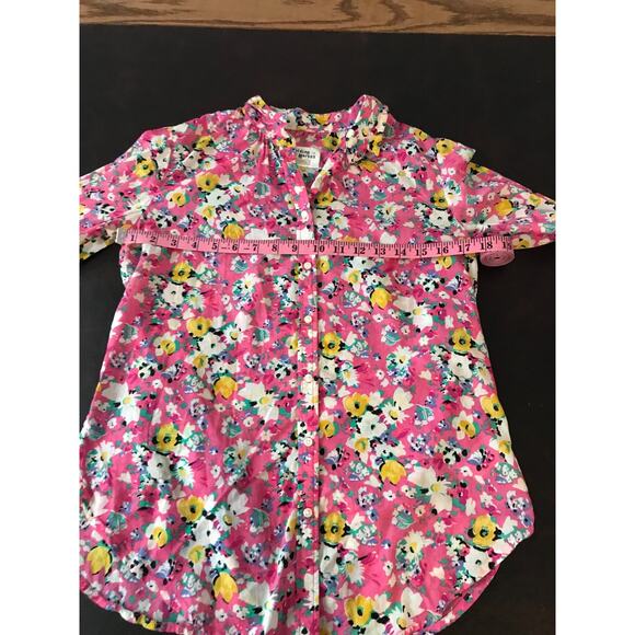 Anthropologie Holding Horses Women's Isla Floral Long Sleeve Blouse - Size 2 - Picture 5 of 11